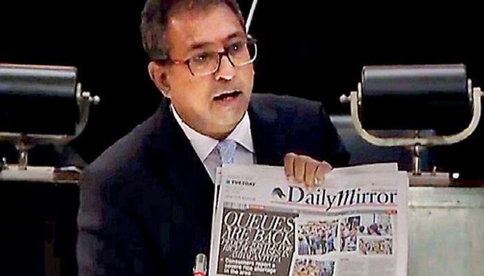 Harsha quotes Daily Mirror on red rice shortage