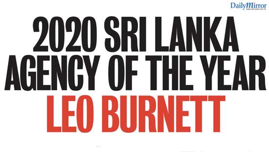 Leo Burnett awarded ‘Sri Lanka’s Creative Agency of the Year for 2020’ by Campaign Brief Asia