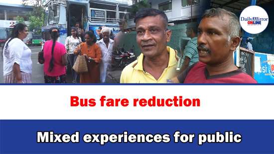 Bus fare reduction Mixed experiences for public