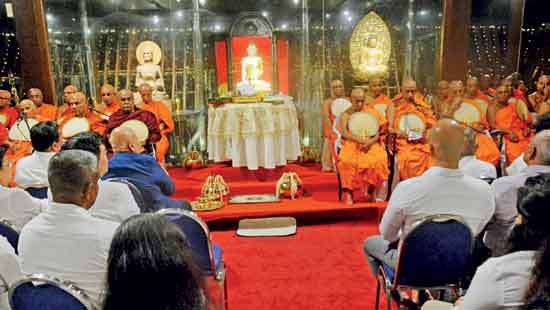 Pirith chanting ceremony to invoke blessings for disaster victims