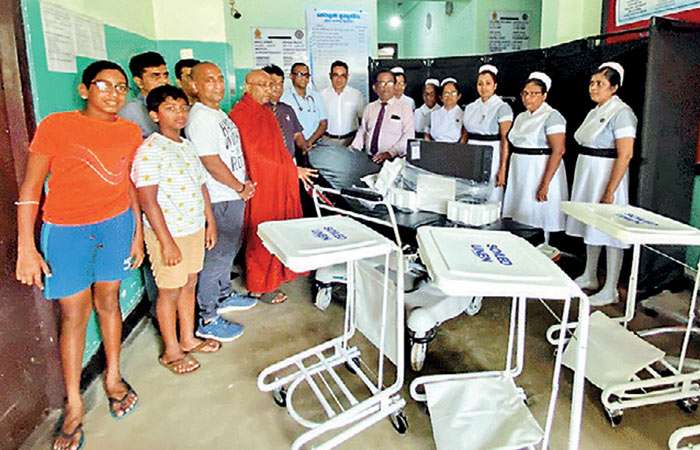 Equipment donated to Balapitiya Hospital