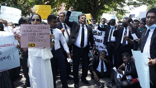 Lawyers protest