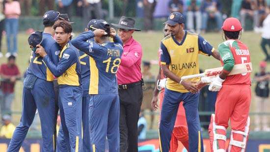 Sri Lanka wrap up a 105-run win