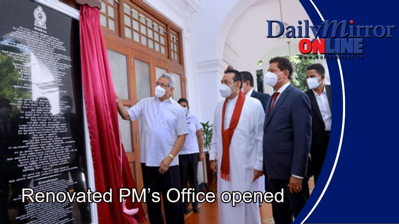 Renovated PM’s Office opened