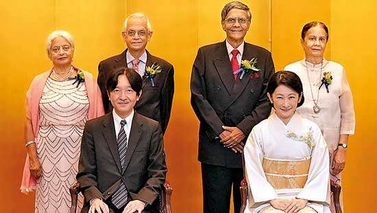 Blue Planet Laureate  Prof. Mohan Munasinghe felicitated by Royalty in Japan