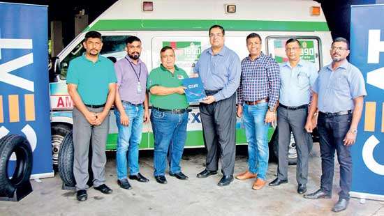 CEAT helps keep Suwa Seriya ambulances on road