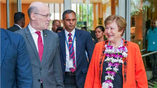 IMF Managing Director arrives in Sri Lanka