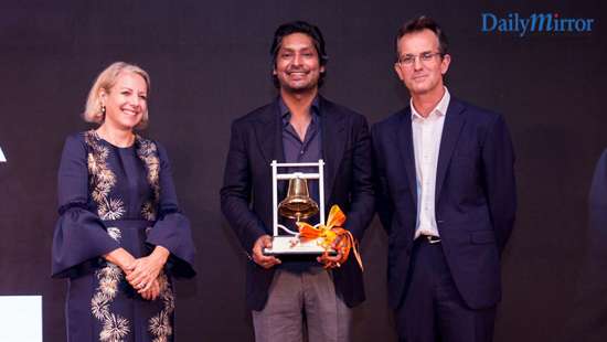 CBB felicitates Kumar Sangakkara at fundraiser for English language training programme