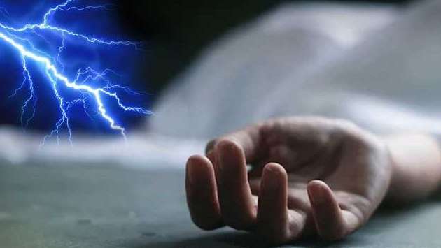 Woman killed, six injured in lightning strike