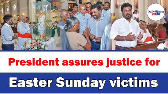 President assures justice for Easter Sunday victims