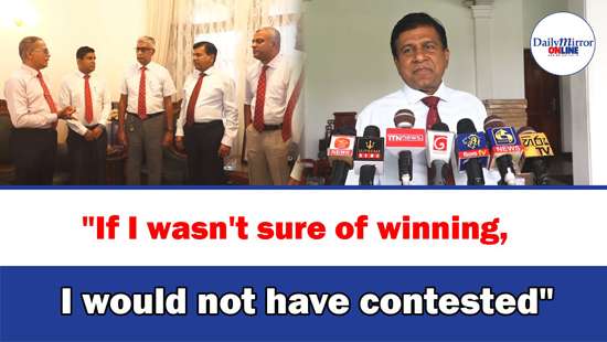 ’’If I wasn’t sure of winning, I would not have contested’’