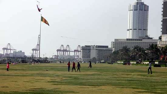 Galle Face Green quiet....