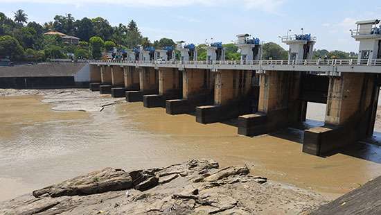 After all sluice gates open...