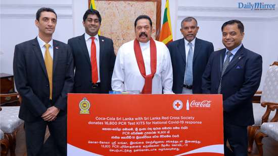 Coca-Cola and Sri Lanka Red Cross Society supports the  Ministry of Health to combat COVID-19 in Sri Lanka through the donation of 16,800 PCR testing kits