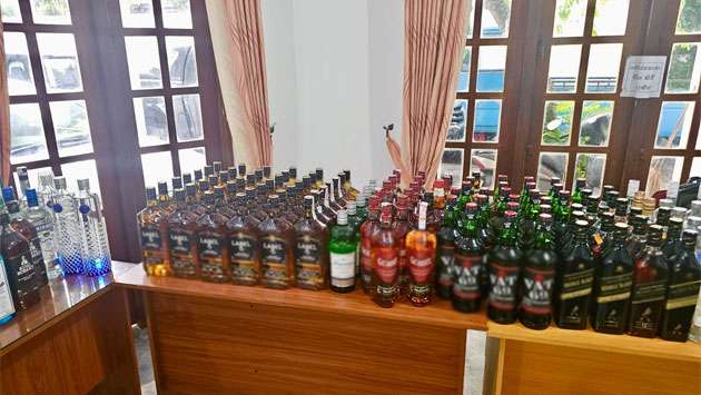 Excise seizes Rs.20Mn worth imported booze kept for Avurudu