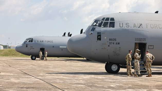 U.S. Air Force team arrives to provide American airlift capability