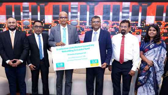 Sri Lanka Insurance Life and Sri Lanka Insurance General Contribute to National Relief Efforts Following ‘Ditwah’ Cyclone