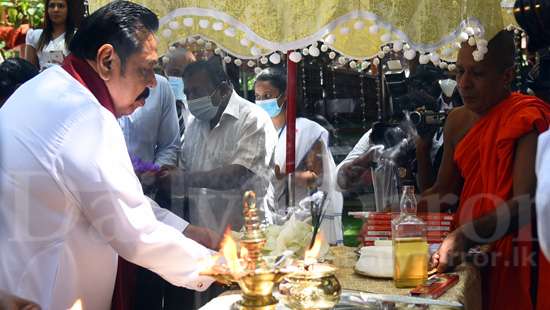 PM assumes duties as Buddha Sasana Minister