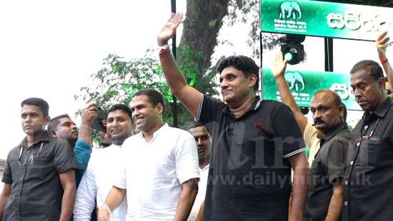 UNP holds rally demanding Sajith’s candidacy