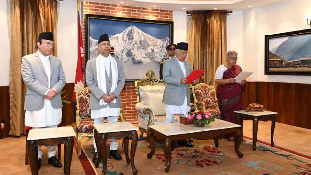 Nepal sets March elections after naming interim prime minister