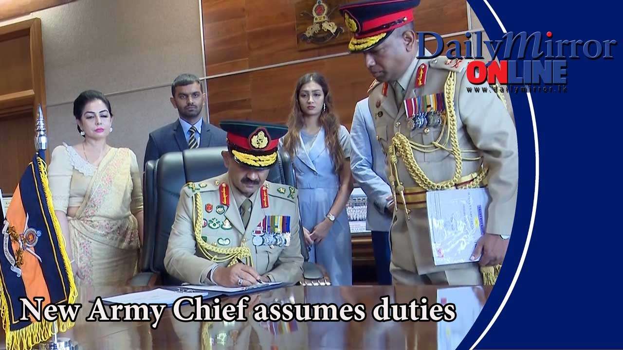 New Army Chief assumes duties