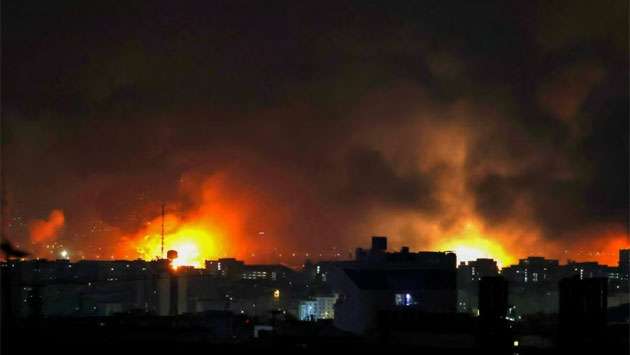 Tehran’s Mehrabad Airport on fire as airstrikes target Iran