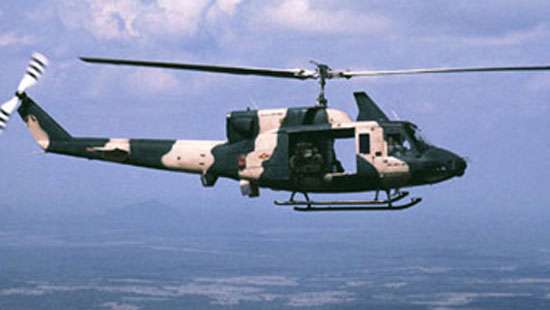 SLAF Bell 212 helicopter deployed to battle Pettah fire