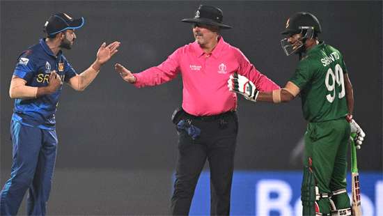 Bangladesh beat Sri Lanka at World Cup after Mathews ’timed out’ row