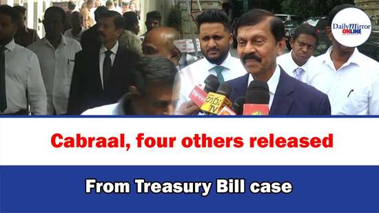 Cabraal, four others released , from Treasury Bill case