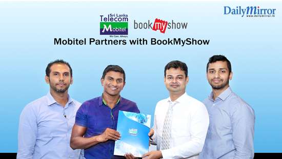 Mobitel customers can purchase tickets for their favourite movies and events on BookMyShow