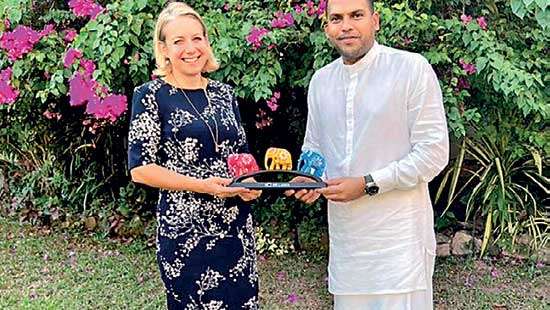 Tourism Minister Harin Fernando said that he had a successful meeting with the British High Commissioner to Sri Lanka