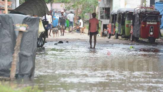 Roads flooded