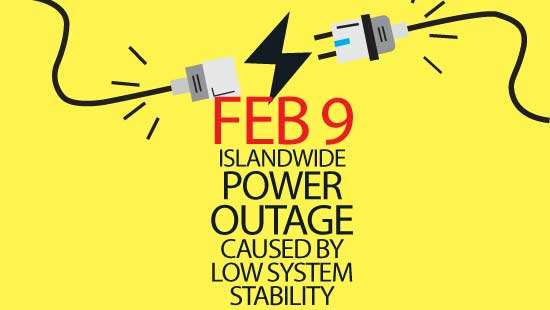 Feb 9 islandwide power outage caused by low system stability