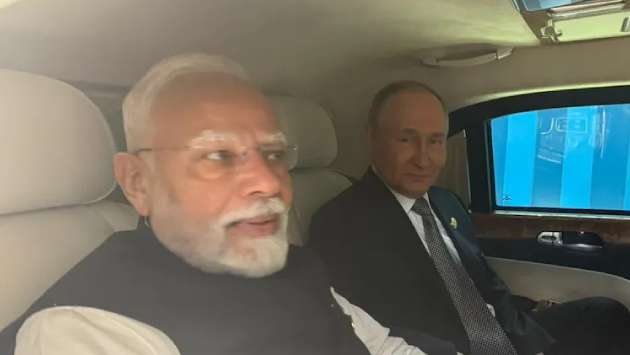 PM Modi hitches ride with Putin after SCO