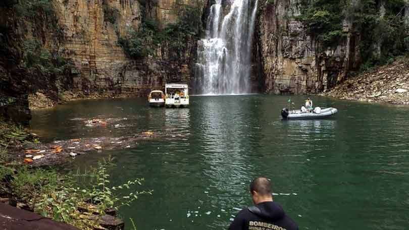 At least seven dead after Brazil cliff collapses on boats