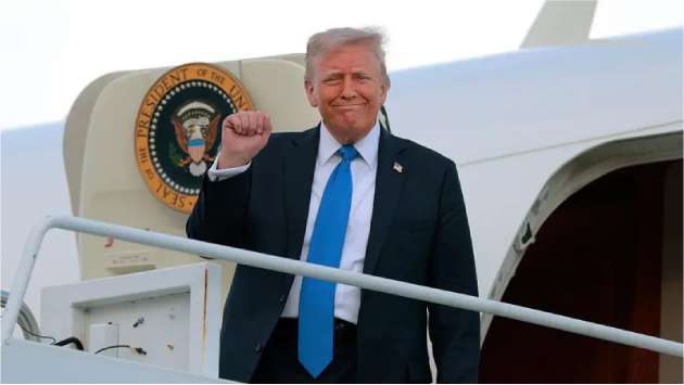 Trump says he is not considering running for third term