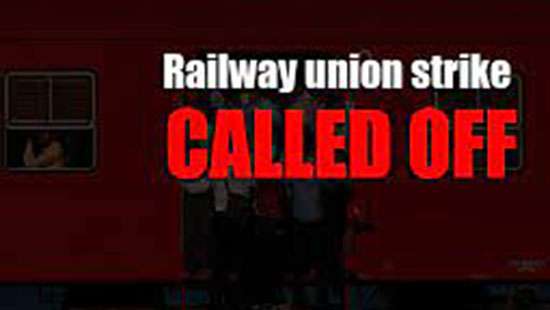Train strike called off; train services to resume