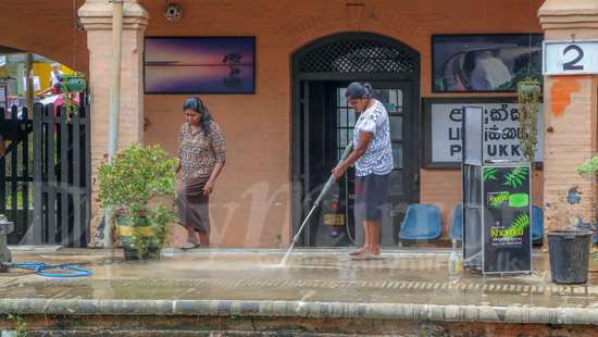 Keeping railway stations clean