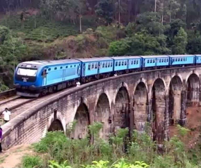 Upcountry train service disrupted due to landslide