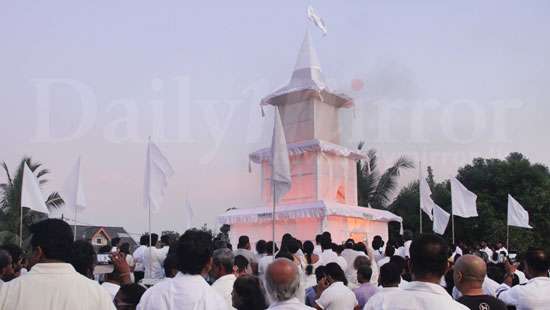 Final rites of Jayalath Manorathna