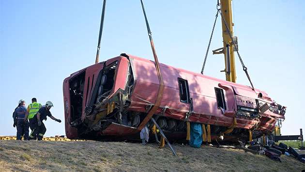 Twelve killed and at least 10 injured in Polish bus crash in Hungary - International