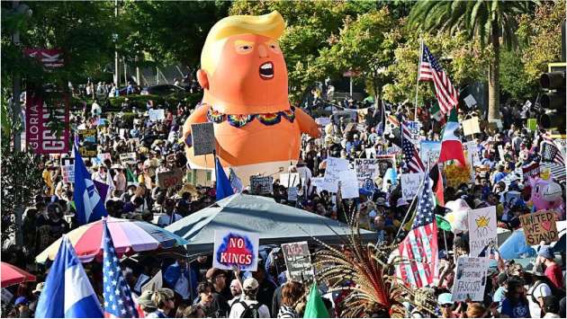 Millions join anti-Trump ’No Kings’ protests across US