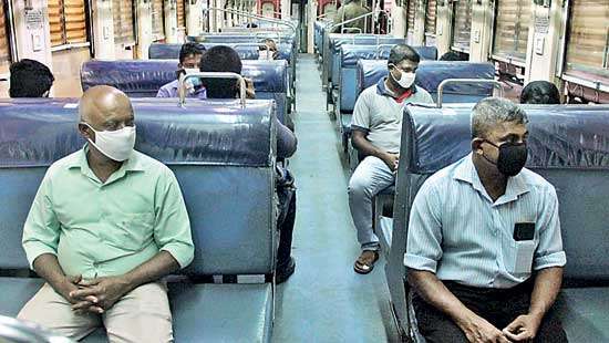 Train services resumed under social distancing norms
