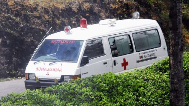 Ambulance collides with lorry in Norwood, driver arrested