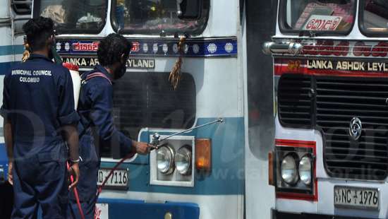 Back to disinfecting buses