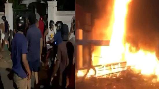 Gnana Akka’s house and shrine destroyed