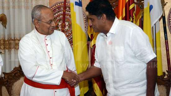 Sajith calls on Cardinal