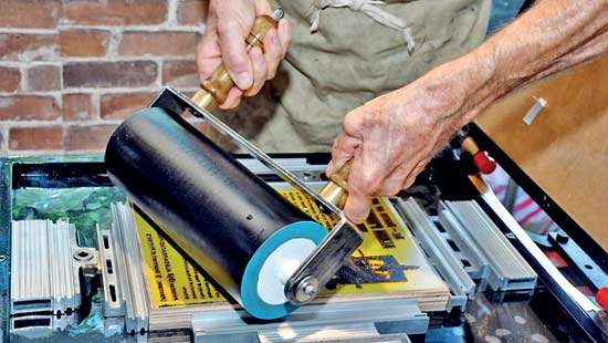 Faculty of Visual Arts  Only Albion press in Sri Lanka  restored  to pristine glory