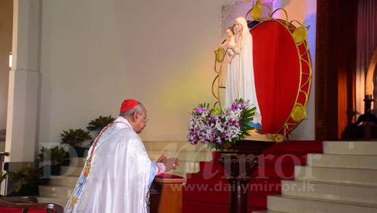 Invoking blessings from Our Lady of Lanka