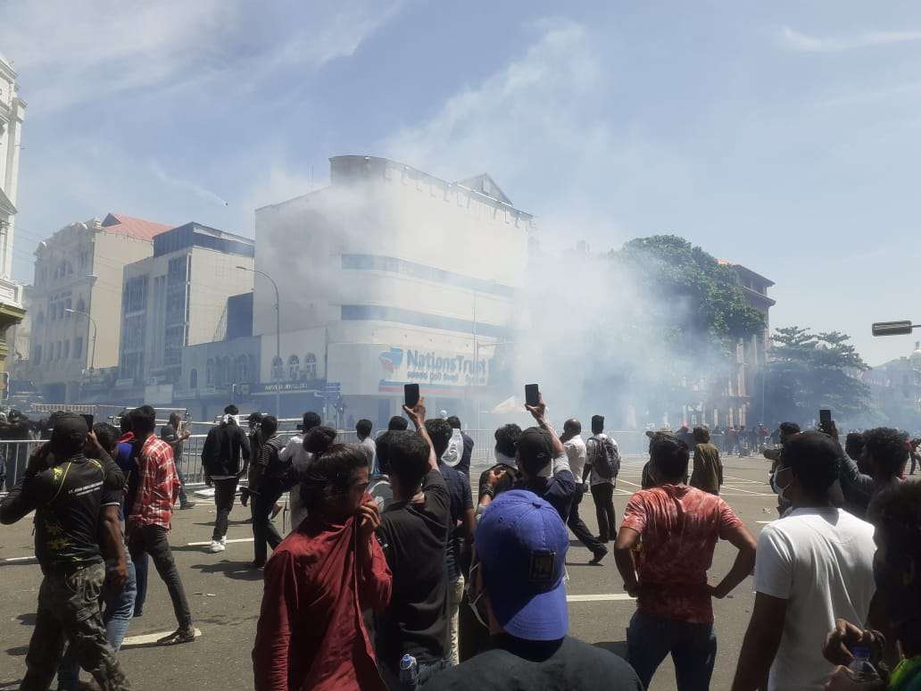 Protestors tear gassed in Fort